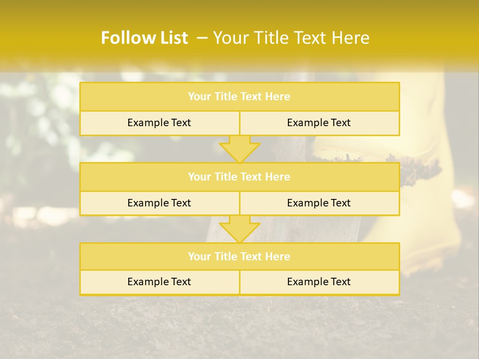Copy Space Woman Soil PowerPoint Template