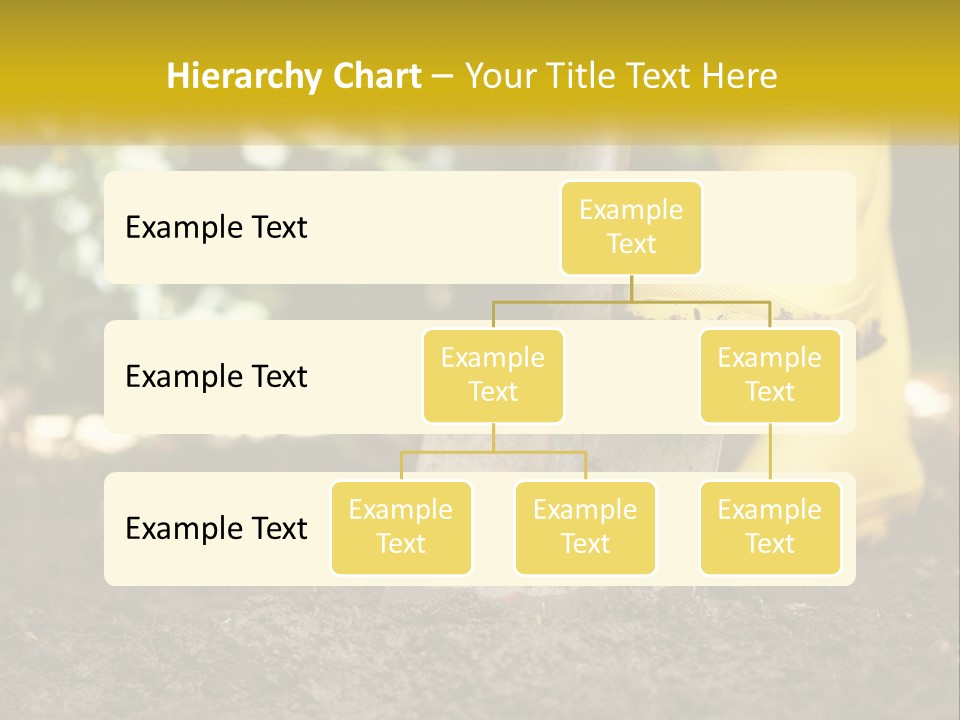 Copy Space Woman Soil PowerPoint Template