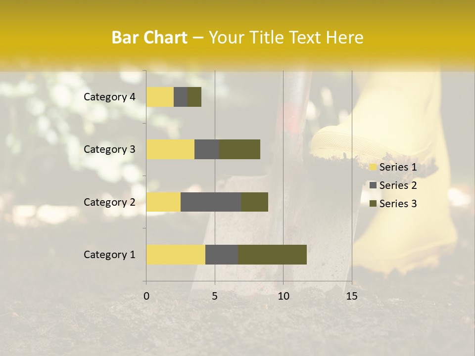Copy Space Woman Soil PowerPoint Template