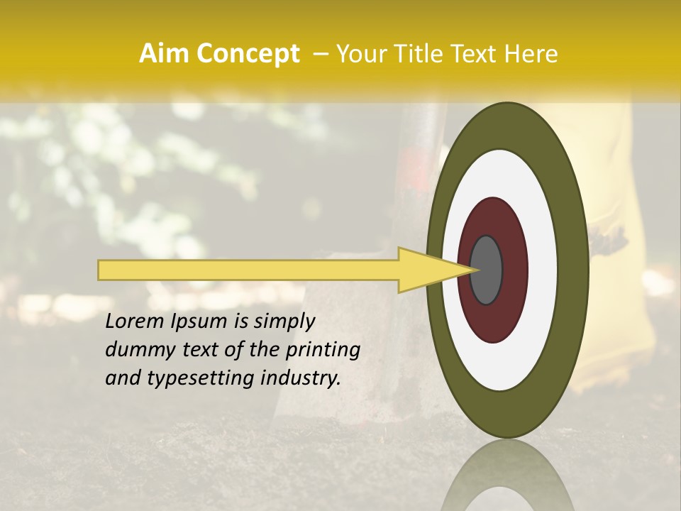 Copy Space Woman Soil PowerPoint Template