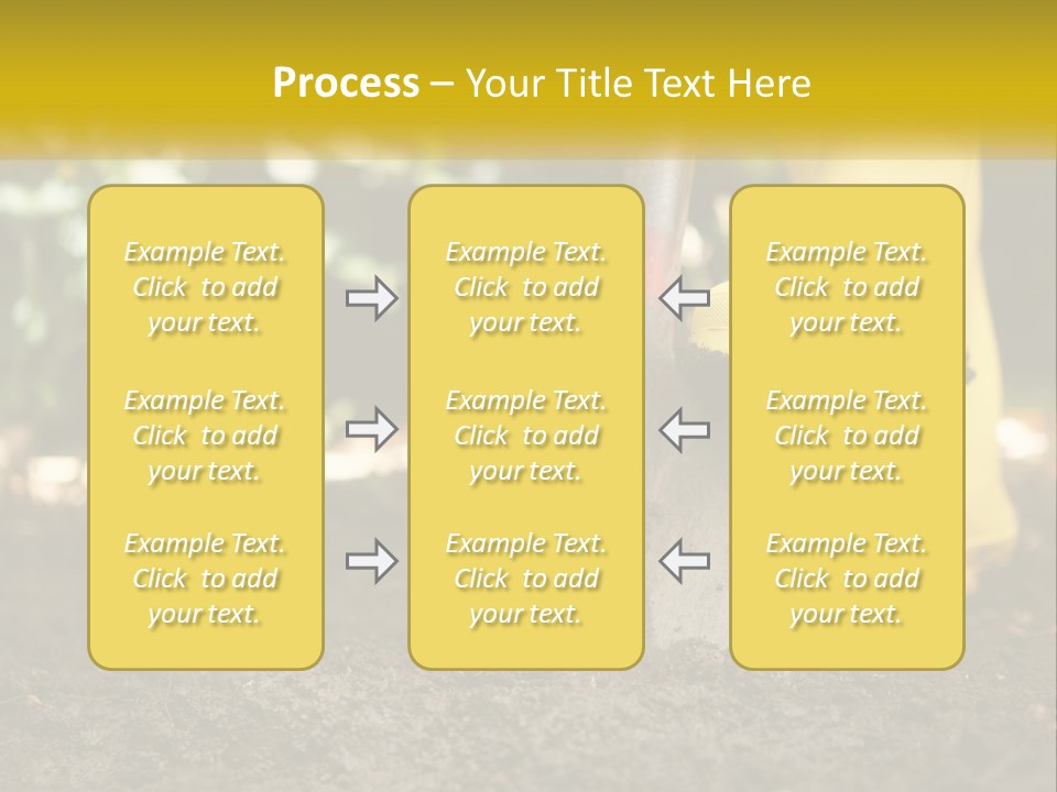 Copy Space Woman Soil PowerPoint Template
