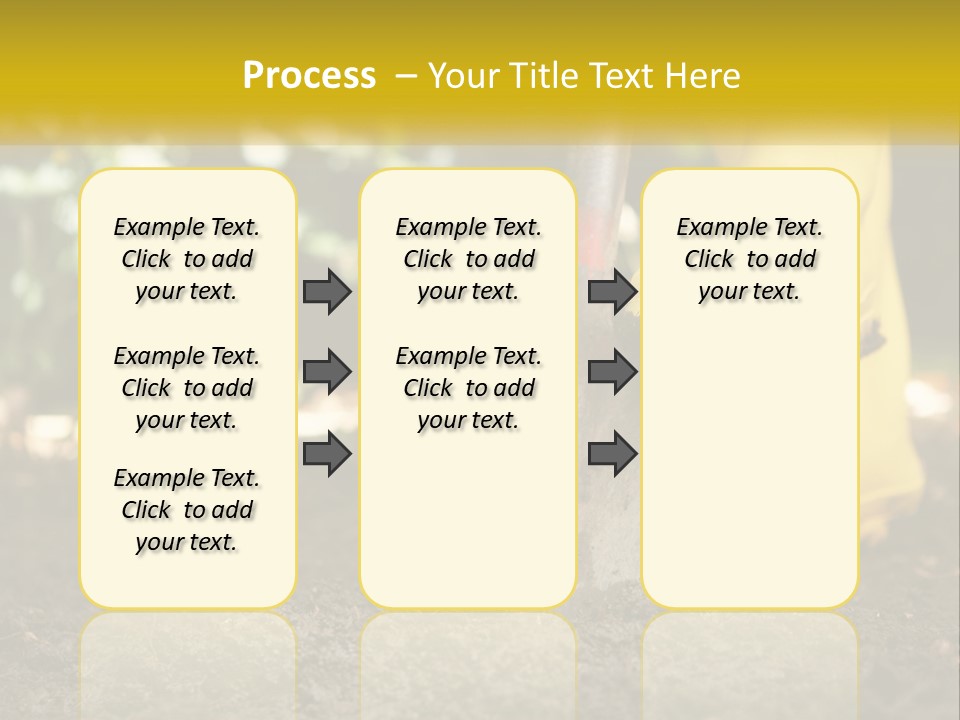 Copy Space Woman Soil PowerPoint Template