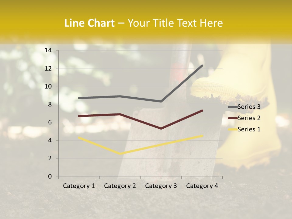 Copy Space Woman Soil PowerPoint Template