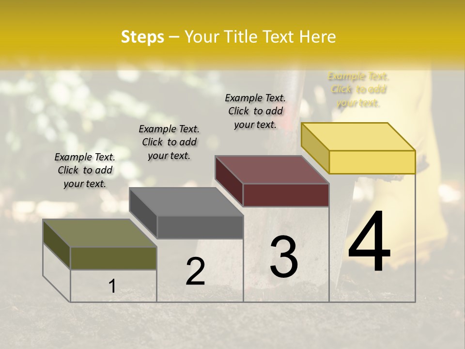 Copy Space Woman Soil PowerPoint Template