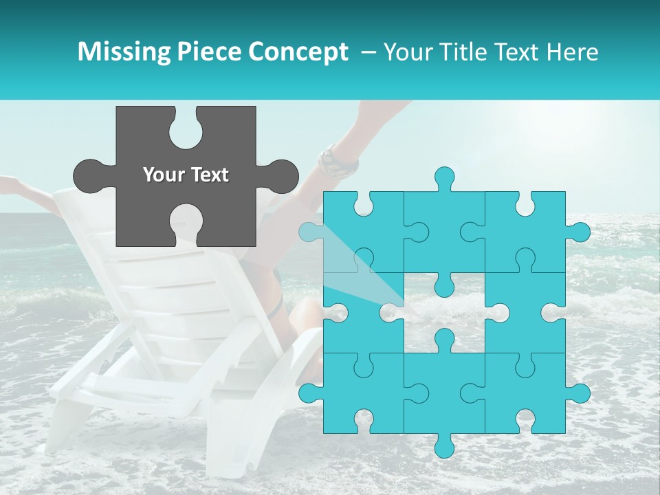 Hand Foam Sunlight PowerPoint Template