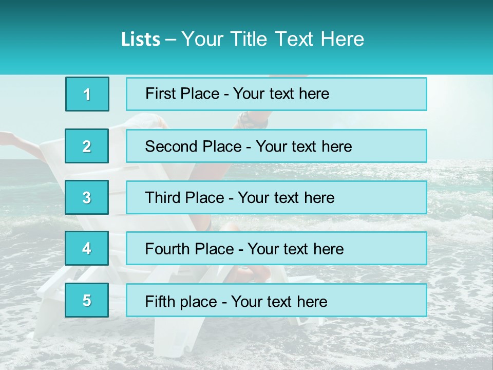 Hand Foam Sunlight PowerPoint Template