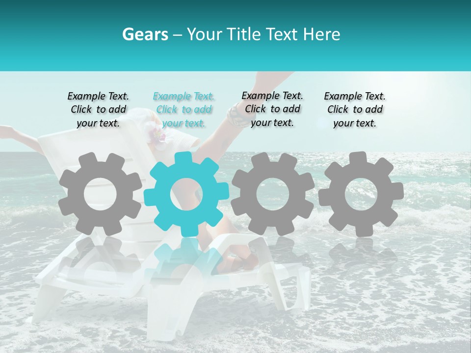 Hand Foam Sunlight PowerPoint Template