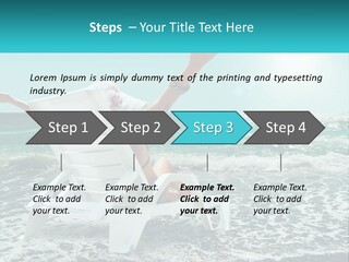 Hand Foam Sunlight PowerPoint Template