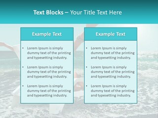 Hand Foam Sunlight PowerPoint Template