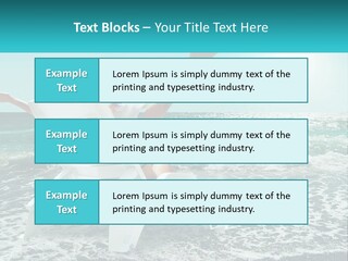 Hand Foam Sunlight PowerPoint Template