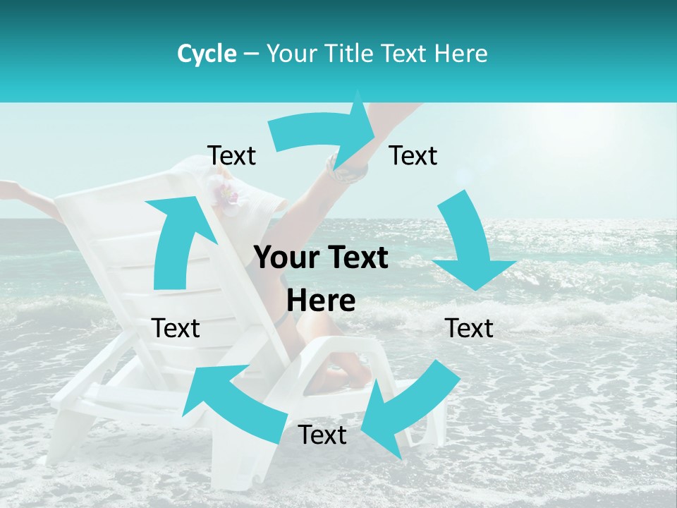 Hand Foam Sunlight PowerPoint Template