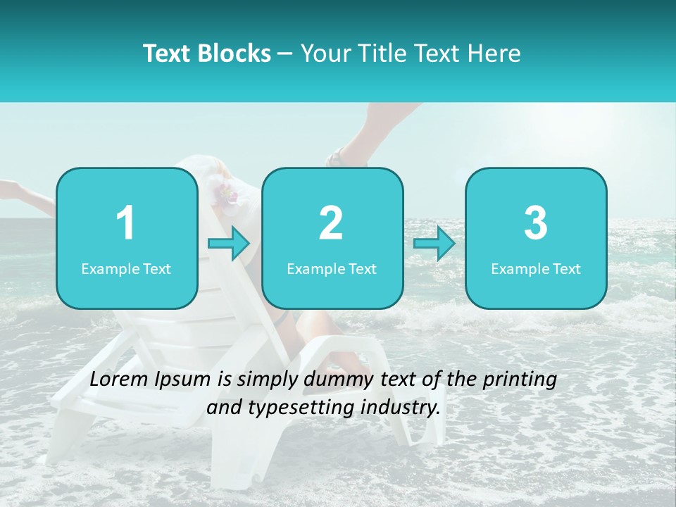 Hand Foam Sunlight PowerPoint Template