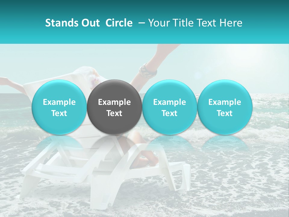 Hand Foam Sunlight PowerPoint Template