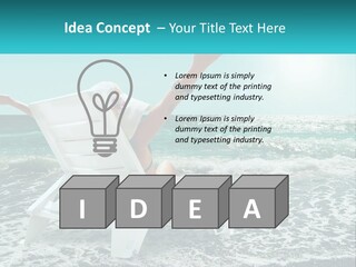 Hand Foam Sunlight PowerPoint Template