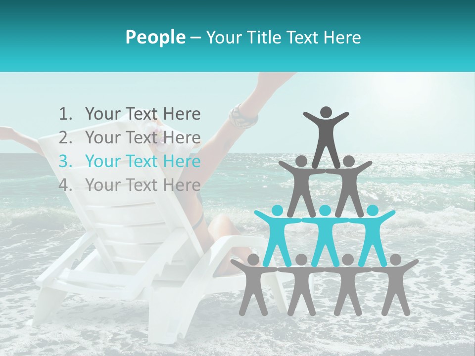 Hand Foam Sunlight PowerPoint Template