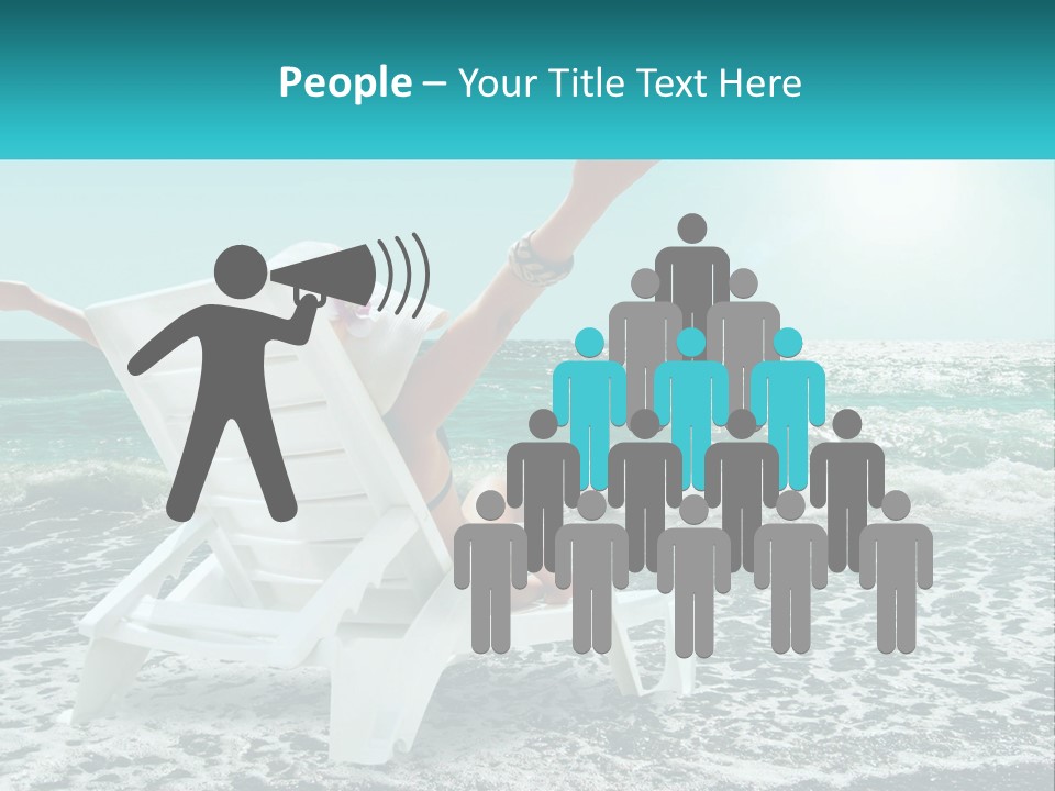 Hand Foam Sunlight PowerPoint Template