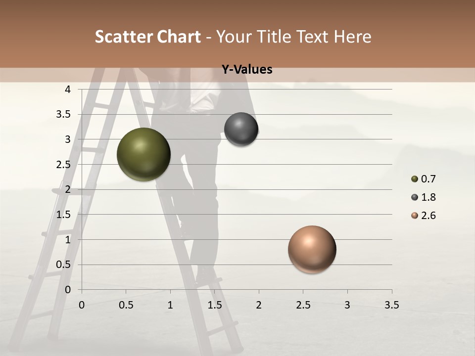 Stairs Landscaped Young PowerPoint Template