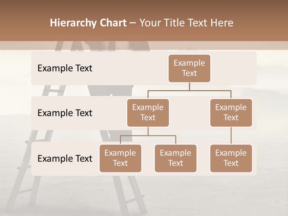 Stairs Landscaped Young PowerPoint Template