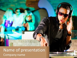 Clubbing Entertainment Party PowerPoint Template