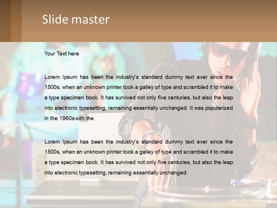Clubbing Entertainment Party PowerPoint Template