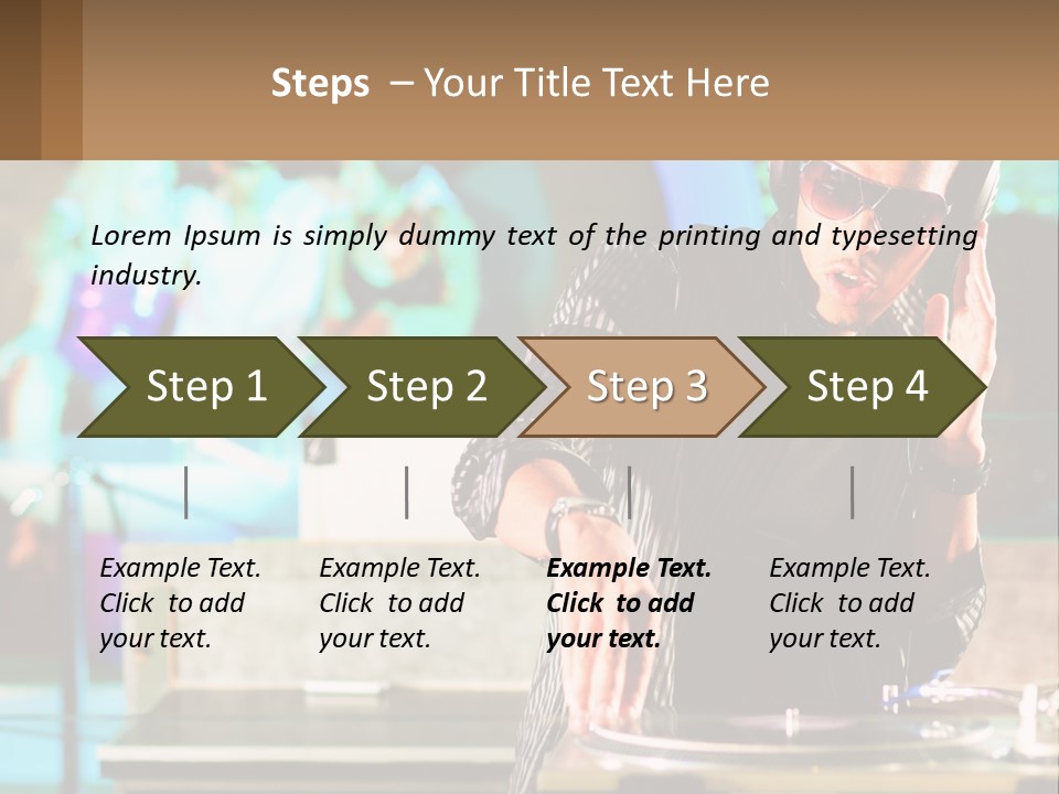 Clubbing Entertainment Party PowerPoint Template