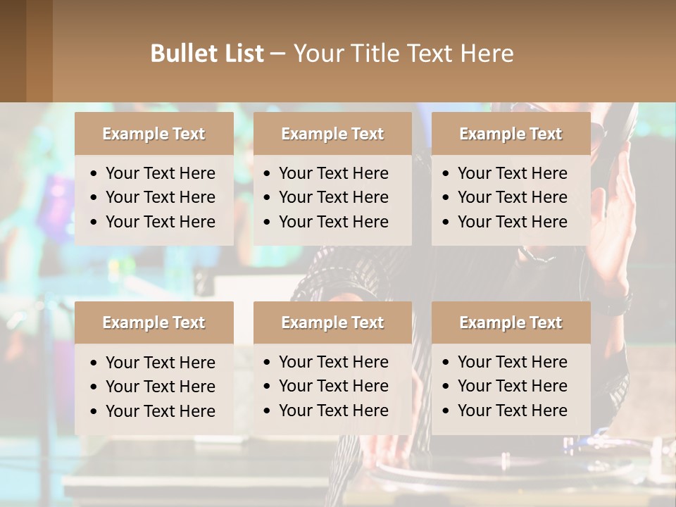 Clubbing Entertainment Party PowerPoint Template