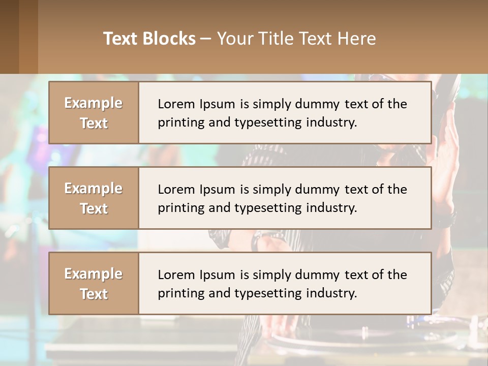 Clubbing Entertainment Party PowerPoint Template