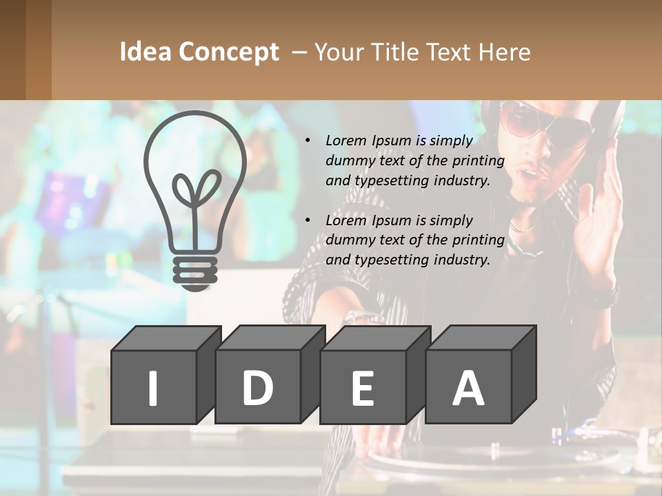 Clubbing Entertainment Party PowerPoint Template