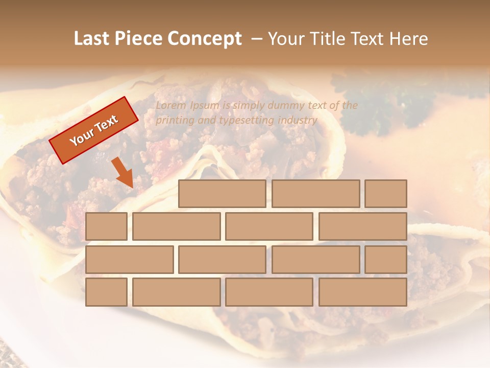 Course Selective Focus Tomato PowerPoint Template