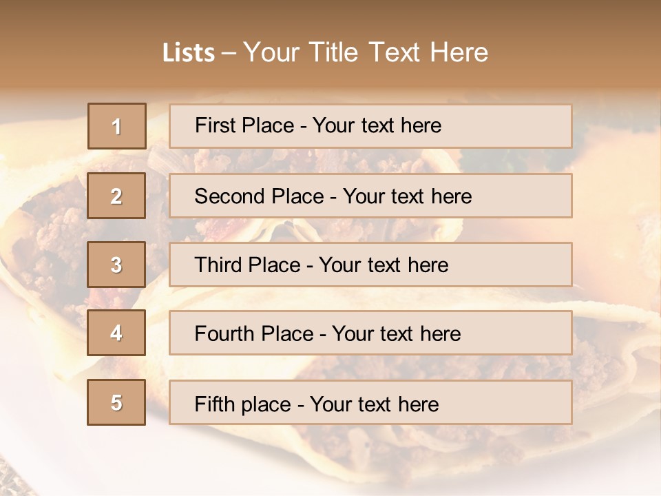 Course Selective Focus Tomato PowerPoint Template