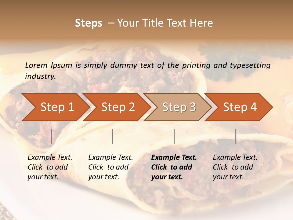 Course Selective Focus Tomato PowerPoint Template
