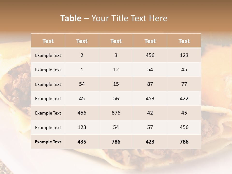 Course Selective Focus Tomato PowerPoint Template