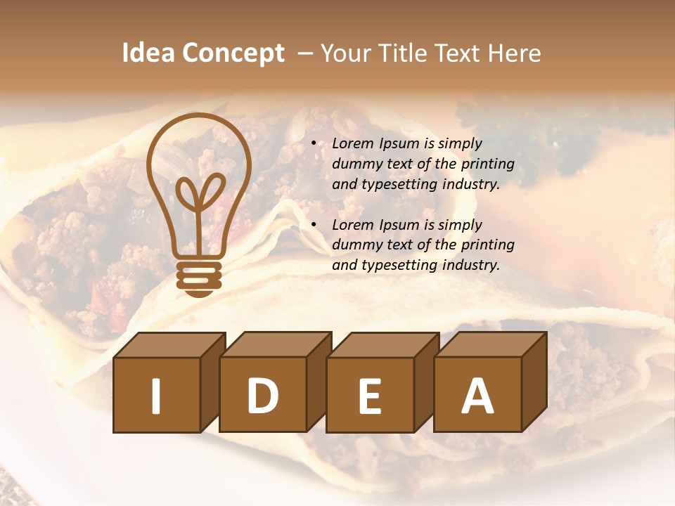 Course Selective Focus Tomato PowerPoint Template