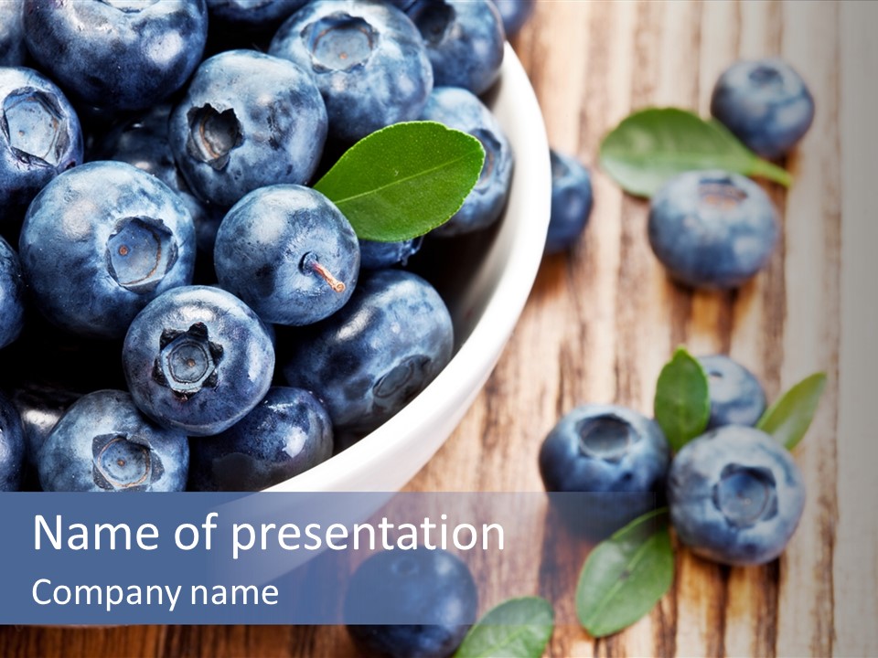 Fruit Blackberry Nature PowerPoint Template