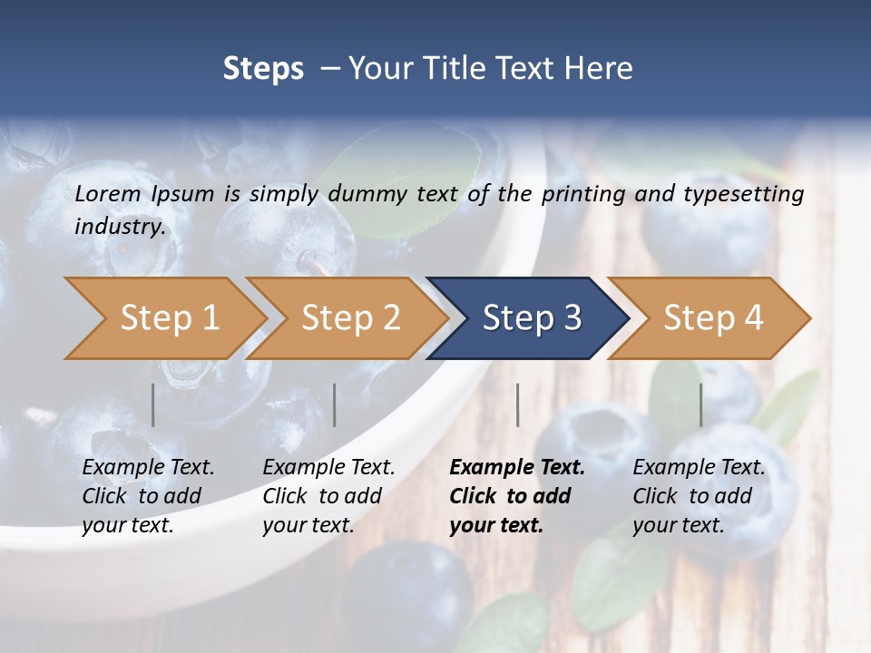 Fruit Blackberry Nature PowerPoint Template
