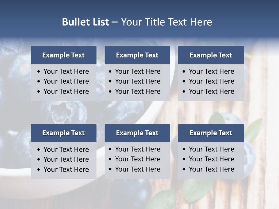 Fruit Blackberry Nature PowerPoint Template