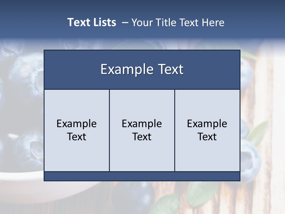 Fruit Blackberry Nature PowerPoint Template