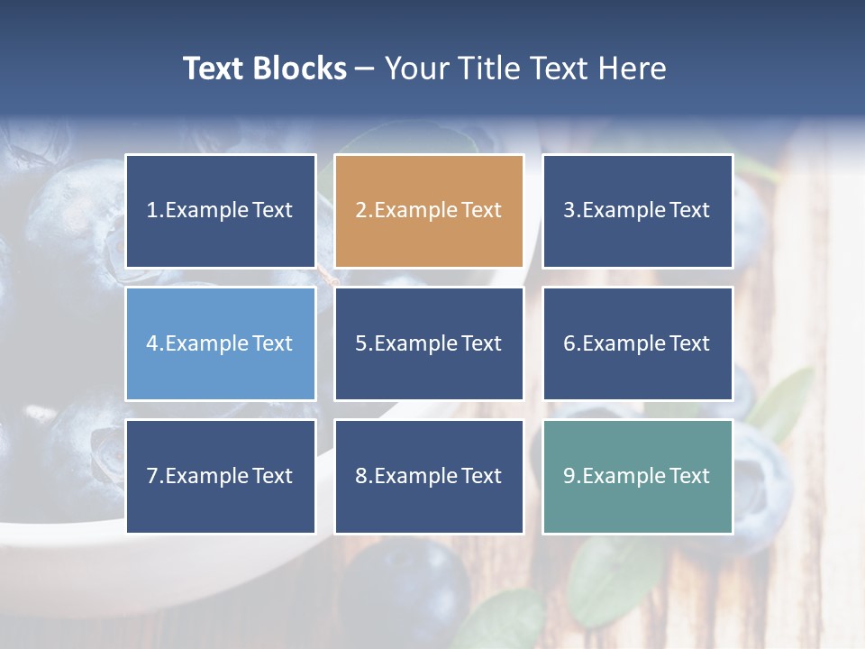 Fruit Blackberry Nature PowerPoint Template