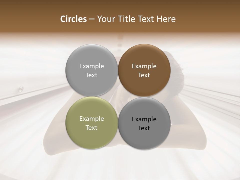 Lamp Smiling Bed PowerPoint Template