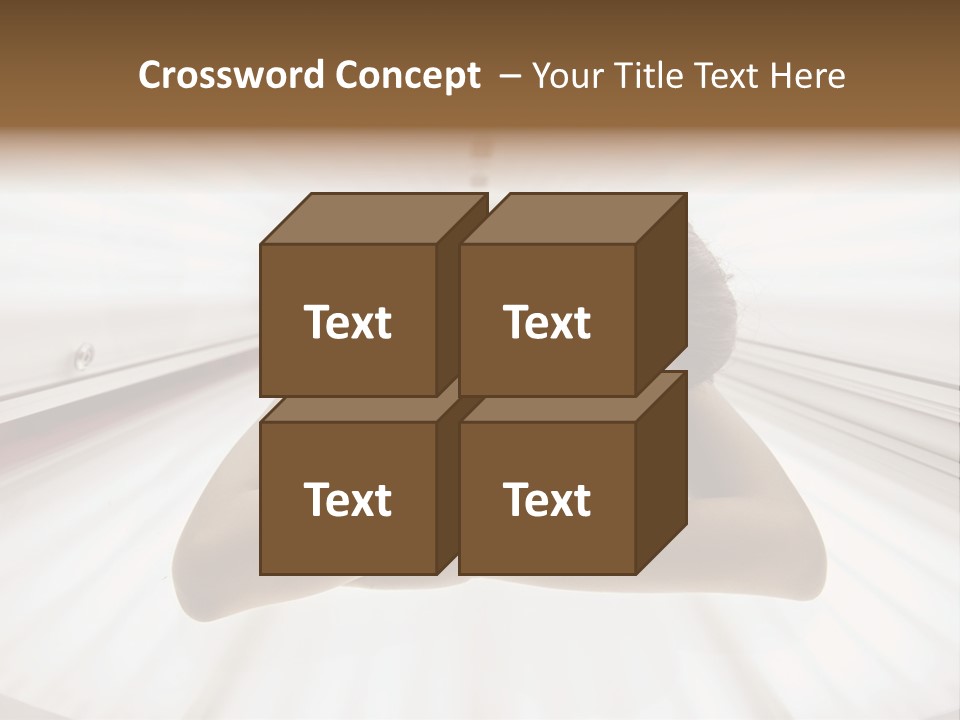 Lamp Smiling Bed PowerPoint Template