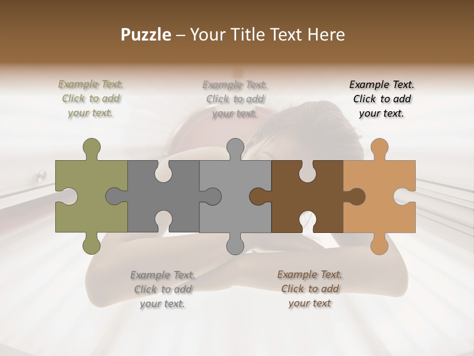 Lamp Smiling Bed PowerPoint Template