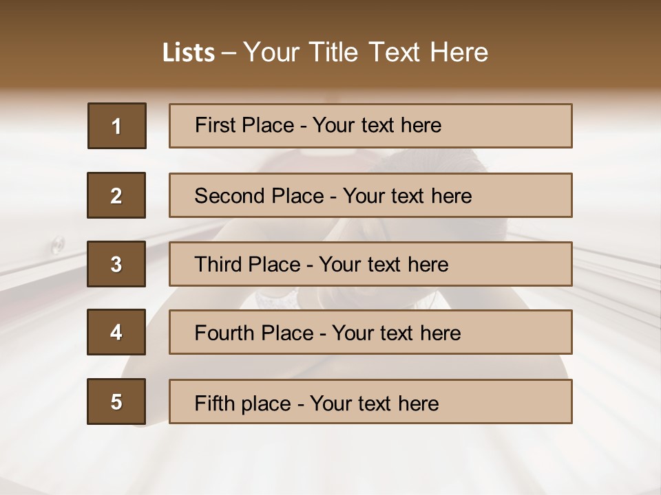 Lamp Smiling Bed PowerPoint Template