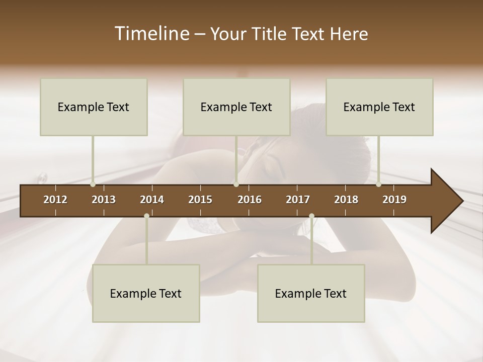 Lamp Smiling Bed PowerPoint Template