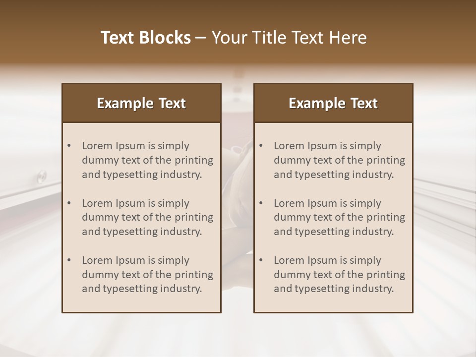 Lamp Smiling Bed PowerPoint Template