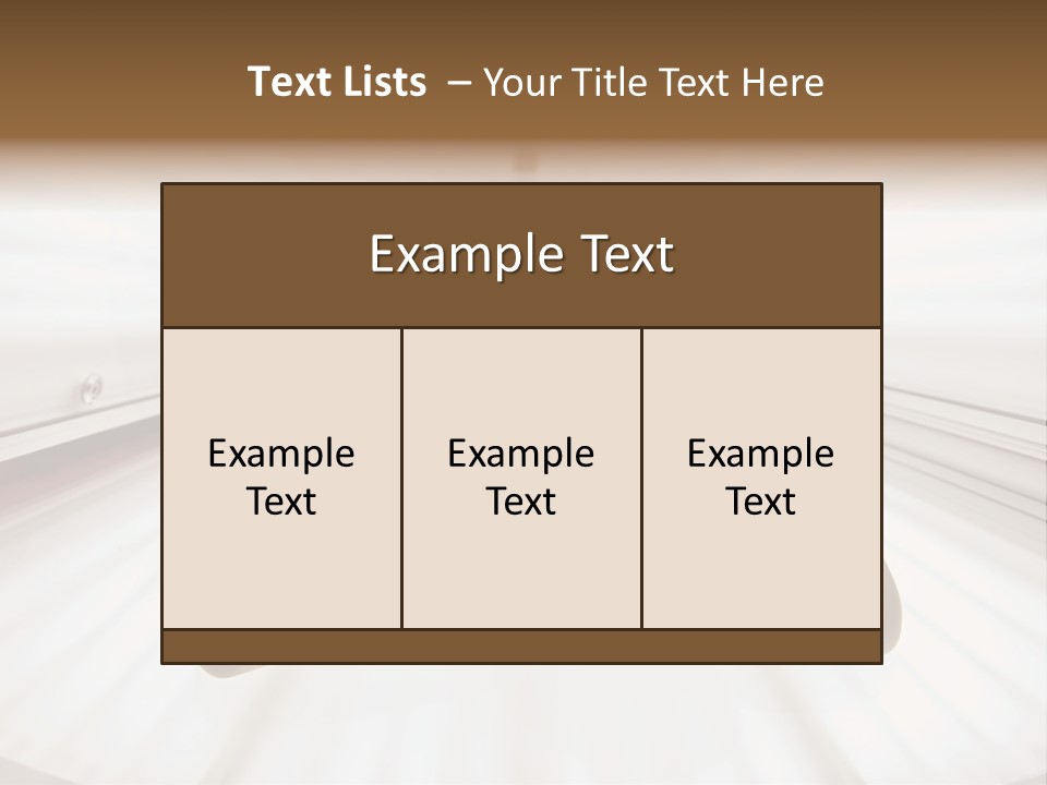 Lamp Smiling Bed PowerPoint Template