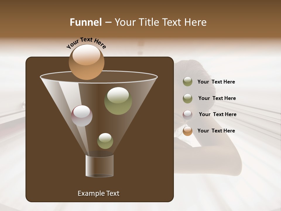 Lamp Smiling Bed PowerPoint Template