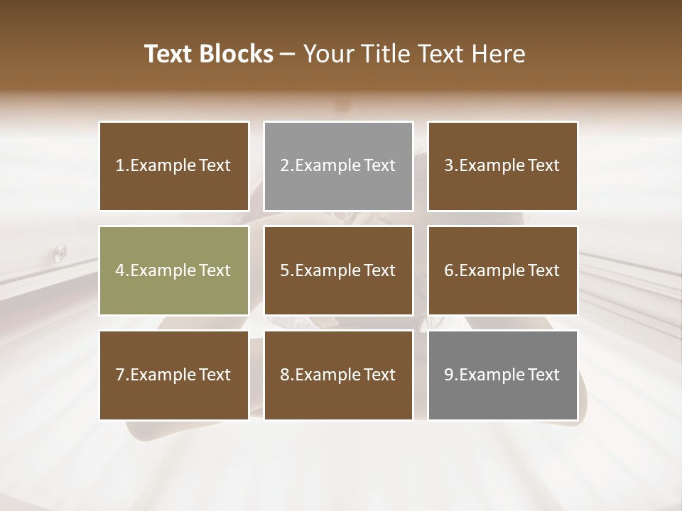 Lamp Smiling Bed PowerPoint Template