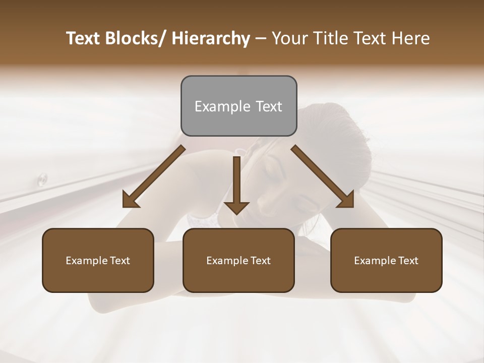 Lamp Smiling Bed PowerPoint Template