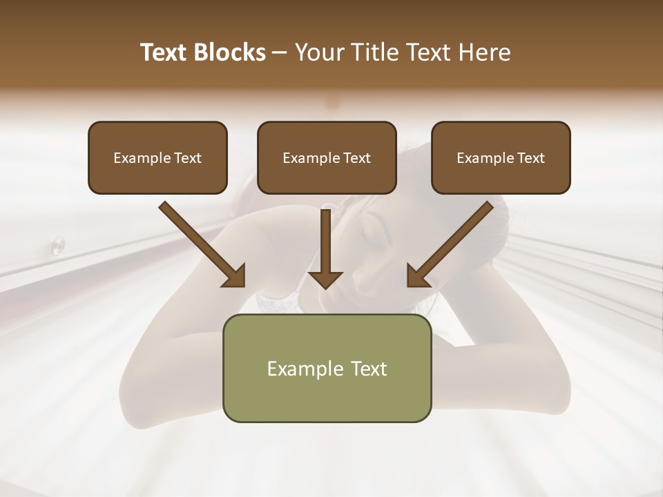 Lamp Smiling Bed PowerPoint Template