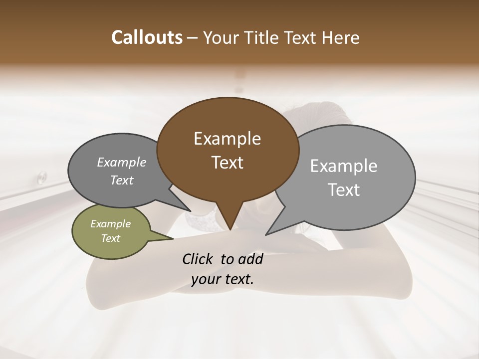 Lamp Smiling Bed PowerPoint Template